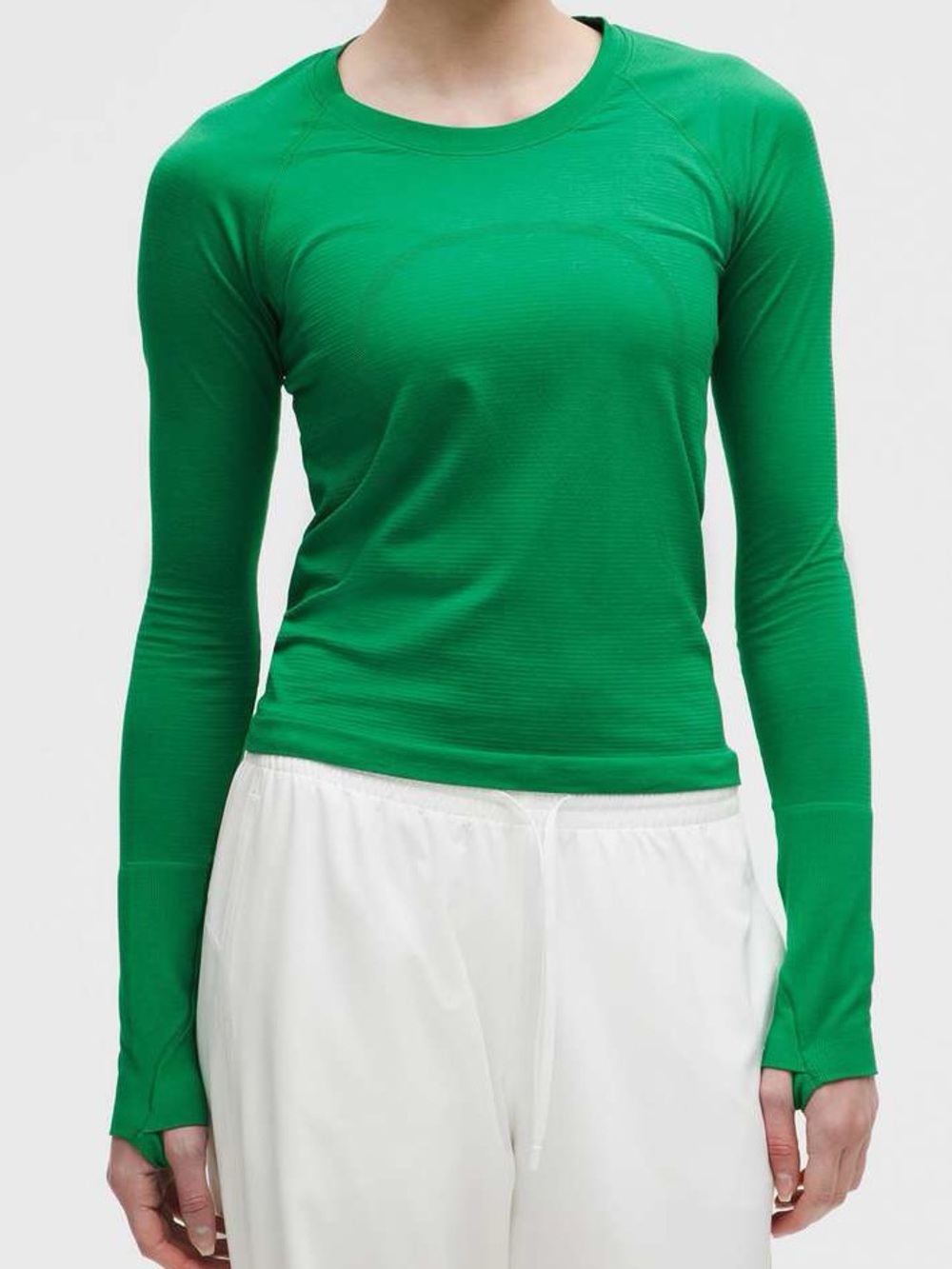 Women’s 4 Lululemon Swiftly Tech Long-Sleeve Shirt 2.0 Raceway Green